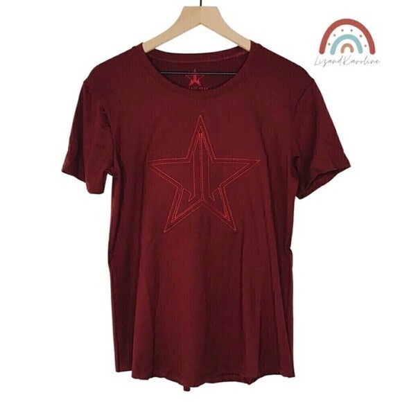 New! Jeffree Star Puff Star Unicorn Blood Cozy Soft Knit Tee T-Shirt Top - Picture 1 of 7